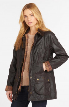 Barbour Beadnell Wax Jacket Rustic