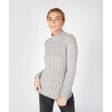 IrelandsEye Trellis Sweater Light Grey