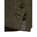 Celtic Tweed Pearse Green Herringbone Jacket