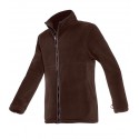 Baleno Henry Mens Fleece Jacket Chocolate Brown