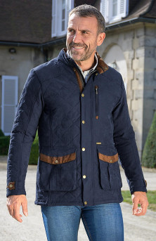 Baleno Goodwood Quilted Jacket Navy
