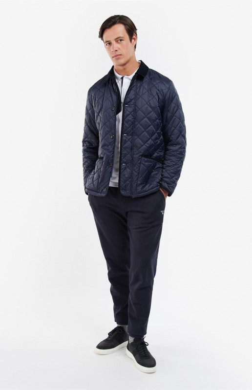 Barbour Liddesdale Quilted Winter Jacket Navy