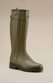 Chameau Chasseur Laarzen Chameau Le Chameau Chasseur Leer Gevoerd